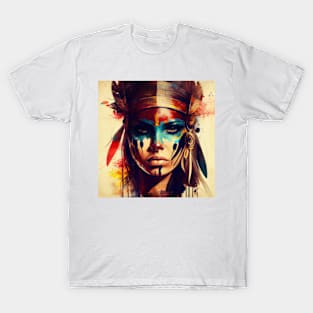 Powerful Egyptian Warrior Woman #8 T-Shirt